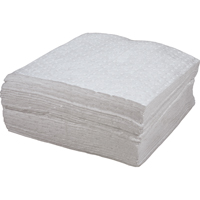 Premium Bonded Sorbent Pads, Oil Only, 15" x 18", 30 gal. Absorbancy Equipment World
