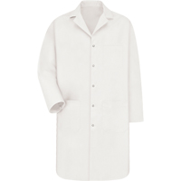 Lab Coat, Poly-Cotton, Small, White Equipment World