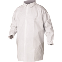 KleenGuard A20 Lab Coats, SMS, White, Large Equipment World