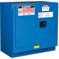 ChemCor&reg; Lined Hazardous Material Undercounter Safety Cabinets, 22 gal., 35" x 35" x 22" Equipment World