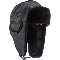 N-Ferno&reg; 6802 Classic Trapper Hat, Synthetic Fur Lining, Medium/Small, Black Equipment World
