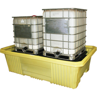 Double IBC 4000i Without Drain, 750 US gal. Spill Capacity, 113" x 71" x 32" Equipment World