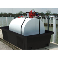 Poly-Tank&reg; Containment Unit 550 Without Drain, 113" L x 71" W x 32" H, 750 US gal. Capacity Equipment World