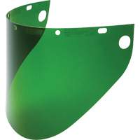 Fibre-Metal&reg; Extended View Faceshield Visor, Propionate, Green Tint Equipment World