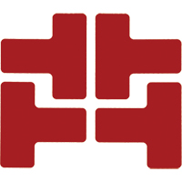 Floor Corner Marks, T, 5" L x 2" W, Red, Polyester Equipment World