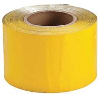 Ruban de marquage temporaire pour la chauss&eacute;e, 4" x 150', Vinyle, Jaune Equipment World