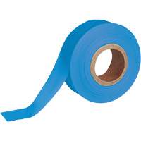 Flagging Tape, 1.188" W x 150' L, Fluorescent Blue Equipment World