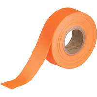 Flagging Tape, 1.188" W x 150' L, Fluorescent Orange Equipment World