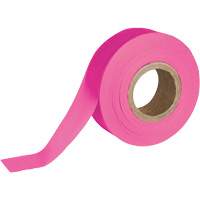 Flagging Tape, 1.188" W x 150' L, Fluorescent Pink Equipment World