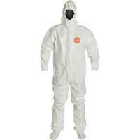 Hooded Coveralls, Tychem&reg; 4000, 2X-Large, White Equipment World