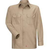 Long Sleeve Ripstop Shirt, Men's, 3X-Large, Khaki Equipment World