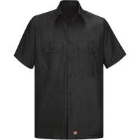 Short Sleeve Ripstop Shirt, Men's, 3X-Large, Black Equipment World