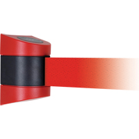 TensaBarrier&reg; Wall Mounted Units, Plastic, Screw Mount, 15', Red Tape Equipment World