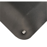 Electrically Conductive Mat No.786, 2' W x 3' L x 15/16" T, PVC, Smooth, Black Equipment World