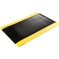 Double Duty Switchboard Mats No.720, Corrugated, 3' x 10' x 5/8", Black/Yellow, PVC Equipment World