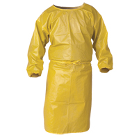 KleenGuard Chemical Spray Protective Smock, Polypropylene, Yellow, 34" W x 52" L Equipment World