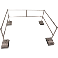 RoofGuard Classic System - Packaged Kits, Aluminum, 72" W x 108" L x 42" H Equipment World
