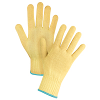Gants tricot&eacute;s sans couture, Taille T-Grand/10, Calibre 7, Enveloppe en Kevlar, ASTM ANSI niveau A2/EN 388 niveau 3 Equipment World