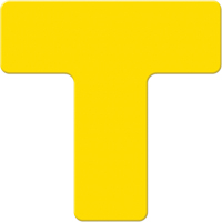 Marqueurs all&eacute;g&eacute;e/5S Armor Stripe, T, 6" lo x 6" la, Jaune, Plastique Equipment World