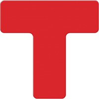 Marqueurs all&eacute;g&eacute;e/5S Armor Stripe, T, 6" lo x 6" la, Rouge, Plastique Equipment World