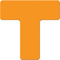 Marqueurs all&eacute;g&eacute;e/5S Armor Stripe, T, 6" lo x 6" la, Orange, Plastique Equipment World