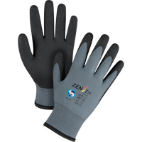 ZX-30° Premium Coated Gloves, 9/Large, PVC Coating, 15 Gauge, Nylon Shell Equipment World