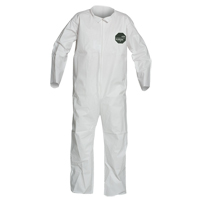 ProShield&reg; 50 Coveralls, X-Large, White, Microporous Equipment World