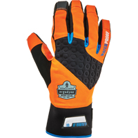 ProFlex&reg; 818WP Performance High-Visibility Thermal Waterproof Utility Gloves, Polyurethane Palm, Size Small Equipment World