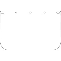 Visi&egrave;re d&eacute;coup&eacute;e &agrave; l'emporte-pi&egrave;ce Dynamic, PETG, Teinte Transparent Equipment World