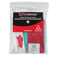 Dynamic Biohazard Spill Clean-Up First Aid Kit, Class 1 Medical Device, Resealable Plastic Bag Equipment World