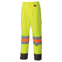 6009 Pantalon de s&eacute;curit&eacute; routi&egrave;re respirant, Polyester, T-petit, Jaune lime haute visibilit&eacute; Equipment World