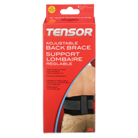 Tensor Adjustable Back Brace, Elastic, One Size Equipment World