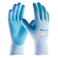 Gants enduits ultra l&eacute;gers MaxiFlex ATG, 6/T-petit, R&ecirc;vetement Mousse de nitrile, Calibre 15, Enveloppe en Nylon Equipment World