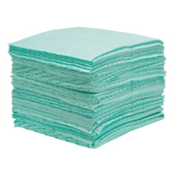 Premium Bonded Sorbent Pads, Hazmat, 15" x 18", 25 gal. Absorbancy Equipment World