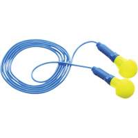 E-A-R Push-Ins Earplugs, Corded, Pair - Polybag, 28/23 dB NRR, One-Size Equipment World