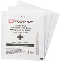 Gaze Dynamic, Tampon, 4" lo x 4" la, St&eacute;rile, Dispositif m&eacute;dical Classe 1 Equipment World