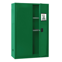 Pesticide Storage Cabinet, 45 gal., 65" H x 43" W x 18" D Equipment World