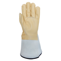 Lineman's Gloves, Small, Grain Cowhide Palm Equipment World