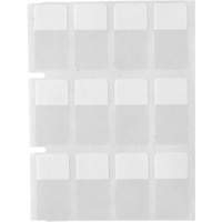 Core Series Self-Laminating Wire & Cable Labels, Vinyl, 0.5" L x 0.75" H, Clear Equipment World