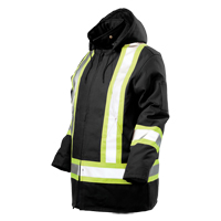 Safety Parka, Black, Large Equipment World