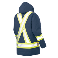 Safety Parka, Navy Blue, Large Equipment World