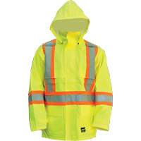 Open Road Jacket, Polyester/Polyurethane, High Visibility Lime-Yellow, Small Equipment World