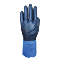 Summitech Full-Dipped Chemical Resistant Gloves, Size Small/7, 11.8" L, Chloroprene, Poly-Cotton Inner Lining, 59-mil Equipment World