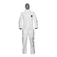 Coveralls, Small, White, Tyvek&reg; 500 Equipment World