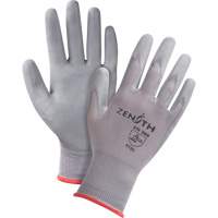 DMF-Free Coated Gloves, 7/Small, Polyurethane Coating, 15 Gauge, Nylon Shell Equipment World