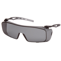Cappture OTG Safety Glasses, Grey/Smoke Lens, Anti-Fog, ANSI Z87+/Meets/Exceeds CSA Z94.3 Equipment World