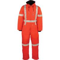 Reflective Insulated Coveralls, Small, Orange Equipment World