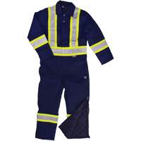 Reflective Duck Coveralls, Small, Navy Blue Equipment World