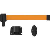 PLUS Wall Mount Barrier System, Plastic, Screw Mount, 15', Orange Tape Equipment World