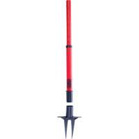 Montant de barri&egrave;re PLUS, Hauteur de 42", Rouge Equipment World